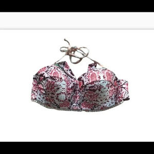 Candie’s bikini top Multicolored Padded Size M pink purple Beach Vacation